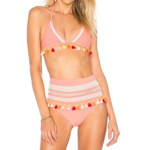 Tularosa High Waisted Peach Bikini